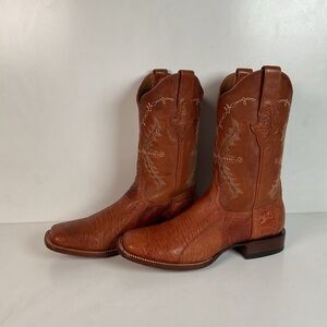 Lucchese for Resistol Ranch Ostrich Leg Cowgirl Boots Women’s 10 B